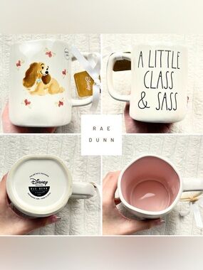 Rae Dunn Disney Lady And The Tramp Mug